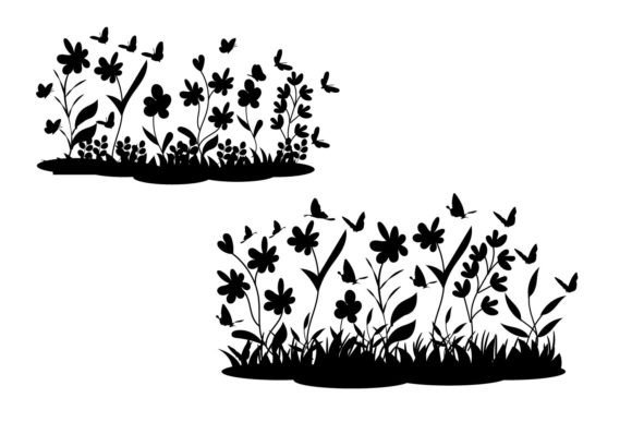 Butterfly Wildflower Cute Garden