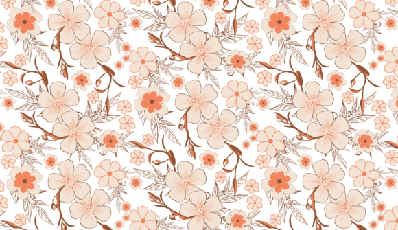 Delicate Floral Pattern SVG