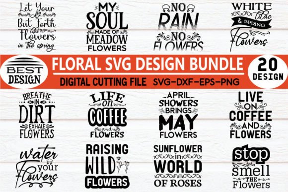 Floral SVG Design Bundle