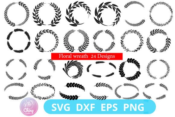 Floral Wreath SVG: Wedding Wreath