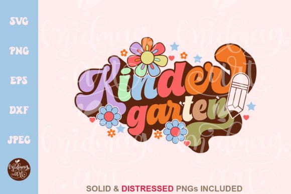 Kindergarten Floral SVG, Teacher Svg