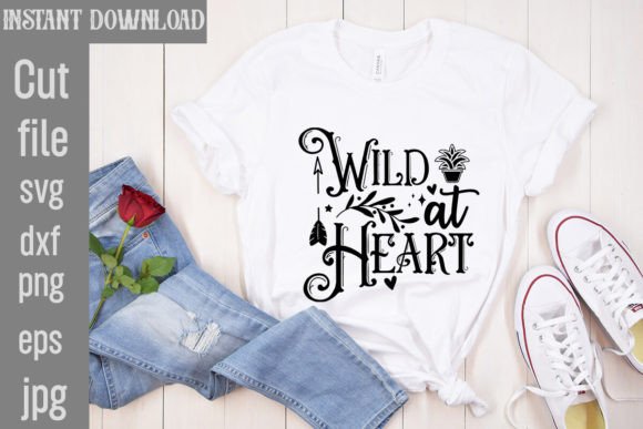 Wild at Heart SVG Cut File